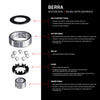 608 Berra Sk8 – High Carbon Steel Ring + High Carbon Steel Ball Skateboard Bearings