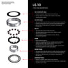 LS-10 – High Carbon Steel Ring + Ceramic Ball